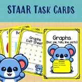 STAAR Math Task Cards - Graphs - Problems - Centers - Practice