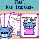 STAAR Math Task Cards - Multiplication Fact Match - Center
