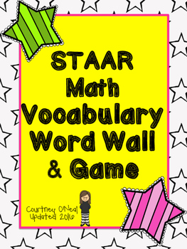 6th Grade STAAR Reading Academic Vocabulary Word Wall - Amped Up