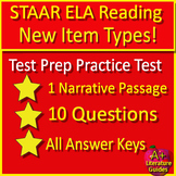STAAR 2.0 Redesign Test Prep New Item Types Reading Practi