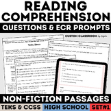 STAAR Non-Fiction Paired Passages with Writing Prompts for