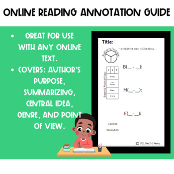 Preview of STAAR Online Annotating Guide