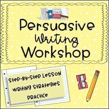 Preview of STAAR Persuasive Thesis & Essay Writing: Lesson, Brainstorming, Practice!