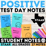 STAAR Notes of Encouragement Letter to Students Test Motiv