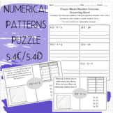 STAAR Practice Numerical Patterns 5.4C/5.4D Puzzle