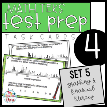 4th grade math teks task cards set 5 by schoolhouse diva tpt