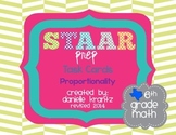 STAAR Prep Math Task Cards Proportionality - Grade 6