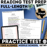 STAAR Reading Comprehension Passages | Practice Test | PDF