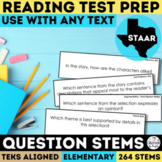 STAAR Reading Question Stems for Higher Order Thinking 3rd