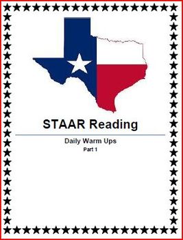 Preview of STAAR Reading Daily Warm Ups