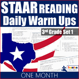 STAAR Reading Daily Warm Ups 3rd Grade #1