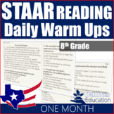 STAAR Reading Daily Warm Ups 8th Grade #1