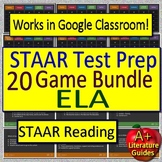 STAAR Reading ELA Test Prep Games 20 for Powerpoint or Goo