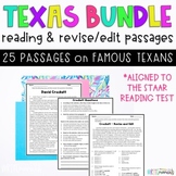 STAAR Reading Passages:  4th Grade Texas Reading & Revise 