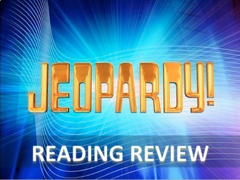 Preview of STAAR Reading Portion of the RLA Test - Jeopardy Review (Concepts)