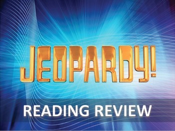 Preview of STAAR Reading Portion of the RLA Test - Jeopardy Review (STAAR Stemmed)