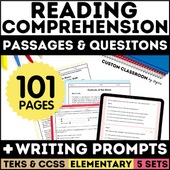 Preview of STAAR Reading Comprehension Assessments ECR Paired Passages ECR Writing Prompts