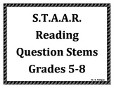 STAAR Reading Question Stems