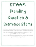 STAAR Reading Question and Sentence Stems