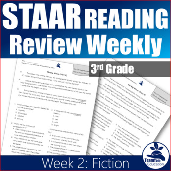 Preview of STAAR Reading Review Weekly #2 (Third Grade)