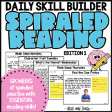 STAAR Reading Spiral Review: Edition 1