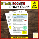 STAAR Reading Study Guide Test Prep 3rd 4th 5th Grade
