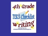 STAAR Writing TEKS Checklist (4th Grade)