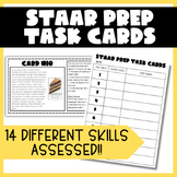 STAAR Reading Task Cards | 5-6 Grade Reading Test Prep