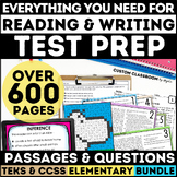 STAAR ELA Reading Test Prep Passages with Comprehension Qu