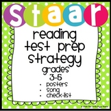 STAAR Reading Test Prep Posters + Song {Grades 3-5}