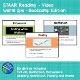 STAAR Reading - Video Warm Ups - Bell Ringers - Boot Camp Edition