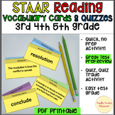 STAAR Reading Vocabulary test prep 3rd 4th 5th grade