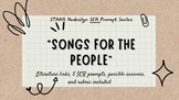 STAAR Redesign SCR Prompt Series - Poetry -Songs for the People