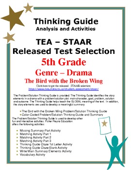 Preview of STAAR Release Analysis & Activities: The Bird with a Broken Wing, Grade 5