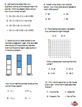 5th Grade Math STAAR Review by Kelly Marksberry | TpT