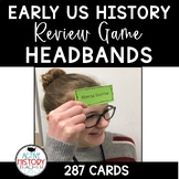 US History Review Game Headbands 8th STAAR Review End of t