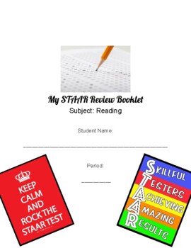 Preview of STAAR Review Booklet for Reading