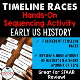 US History STAAR Review 8th Timeline Races Sequencing Acti