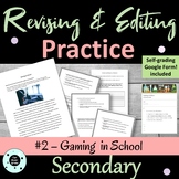 Revising & Editing Test Prep with Constructed Response - S