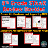 8th Grade Science STAAR Review Booklet Bundle