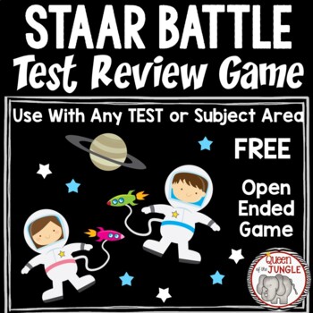 Preview of STAAR Standardized Test Prep Game | Free