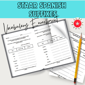 Preview of Spanish Sufijos en espanol  -mente STAAR TEKS Resources Vocabulary