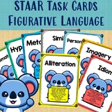 STAAR Task Cards - Figurative Language - ELAR - RLA - Centers