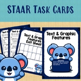 STAAR Task Cards - Text and Graphic Features - ELAR - Read