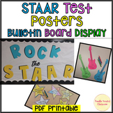 STAAR Test Posters Bulletin Board Rock the STAAR test prep