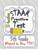 5th Grade Math STAAR Test Practice 50 questions