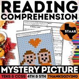 STAAR Thanksgiving Reading Comprehension Mystery Picture P