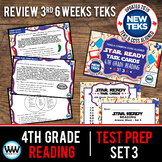 4th Grade STAAR Reading Review Task Cards Set 3 New ELAR TEKS