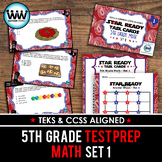 SET 1 - STAR READY 5th Grade Math Task Cards - CCSS / STAA