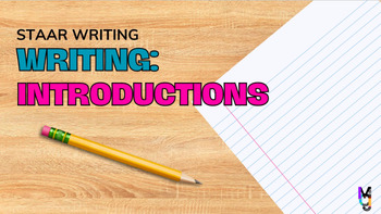 Preview of STAAR WRITING ECR PREP: Writing Introductions for STAAR ECR